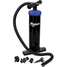 Aqua Leisure Heavy-Duty, Dual-Action Hand Pump w/4 Tips