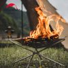 Naturehike Portable Mini Stove Grill Net; Stainless Steel Bearing For Outdoor Camping Party BBQ Equipment