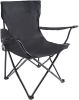 YSSOA Portable Folding Black Camping Chair; Large