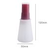 1pc Red Barbecue Silicone Charcoal Grill Oil Brush With Cap BBQ Basting Brush Oil Bottle Camping Gadget Baking Brush Heat Resist