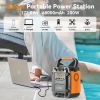 200W Portable Power Station Power Bank Solar Generator AC 200W /DC 120W l/Type-C 18W/QC3.0/5W LED For Camping; Back up Power; CPAP Battery