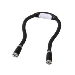 Flexible Handsfree LED Neck Light Book Reading Lamp Night Flashlight Camping Light MAZI888 (Emitting Color: Black)