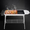 Foldable Stainless Steel Charcoal Barbecue Grill